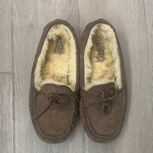 UGG Dakota Brown moccasin slippers